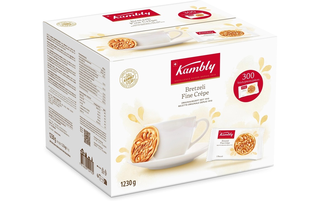 KAMBLY Kambly petit bretzel 1.2kg (300 pces)