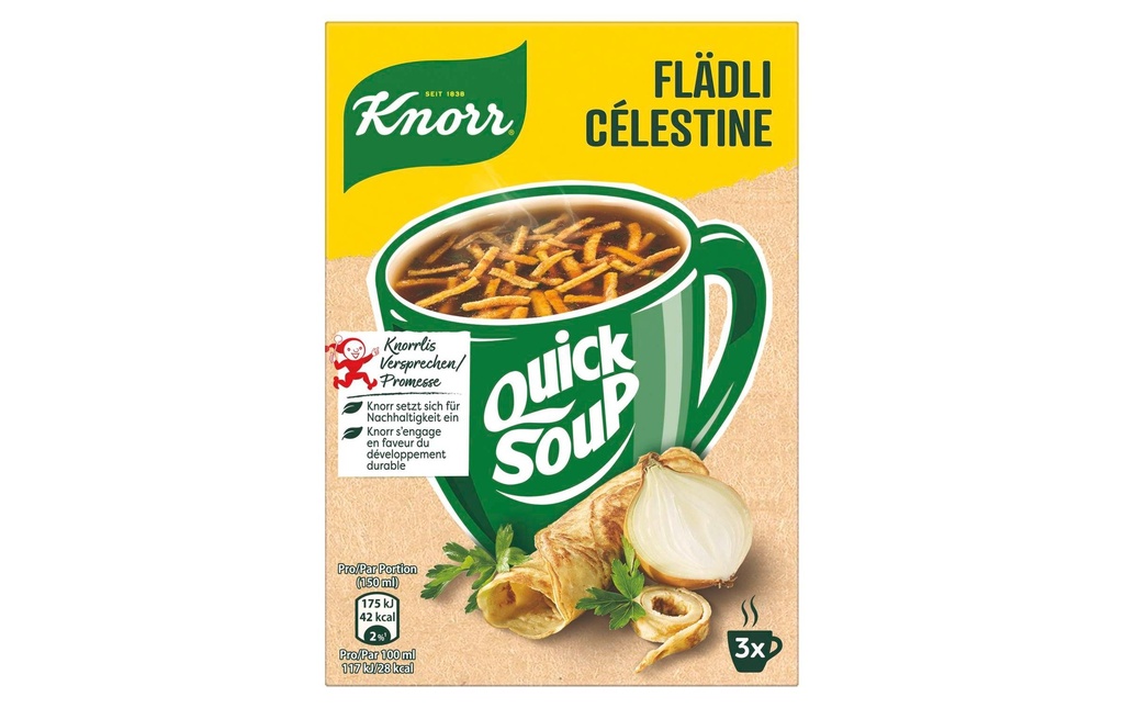 KNORR QuickSoup céléstine 34g (3 pces)
