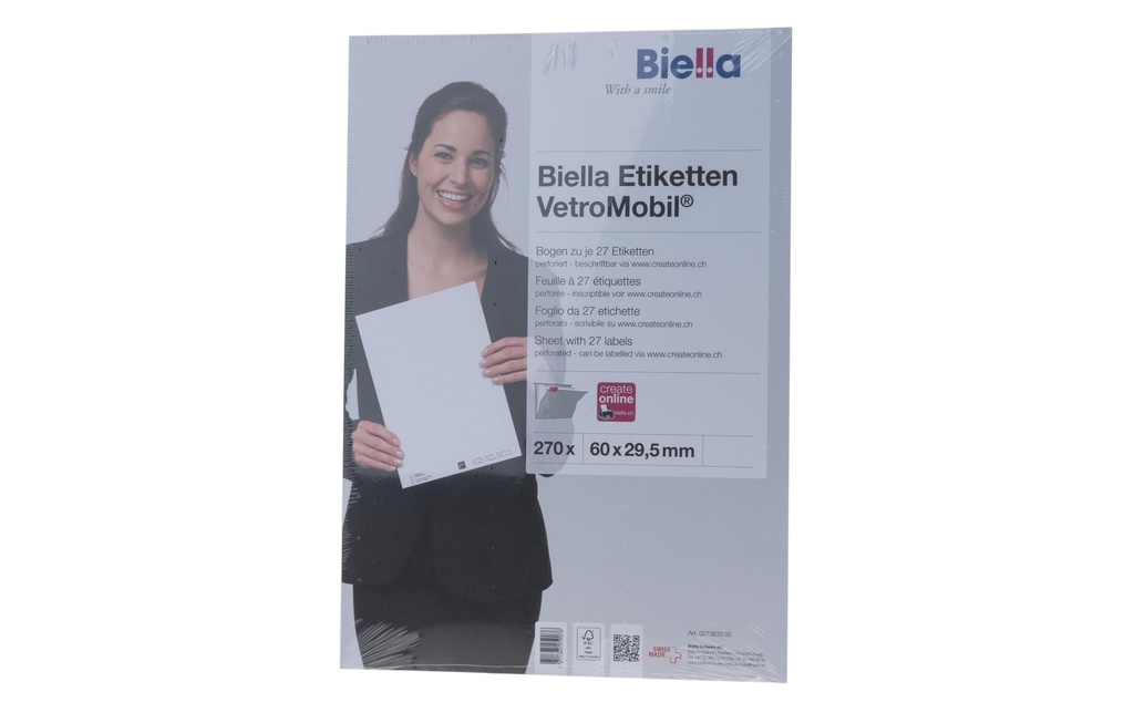 BIELLA Etiquett.p.dossie.sus.30x60 PC (10 pces)