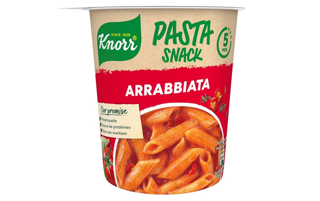 KNORR Pasta Snack Arrabbiata (68 pces)
