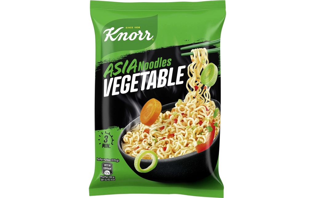 KNORR Asia Noodles sachet vegetable (70 pces)