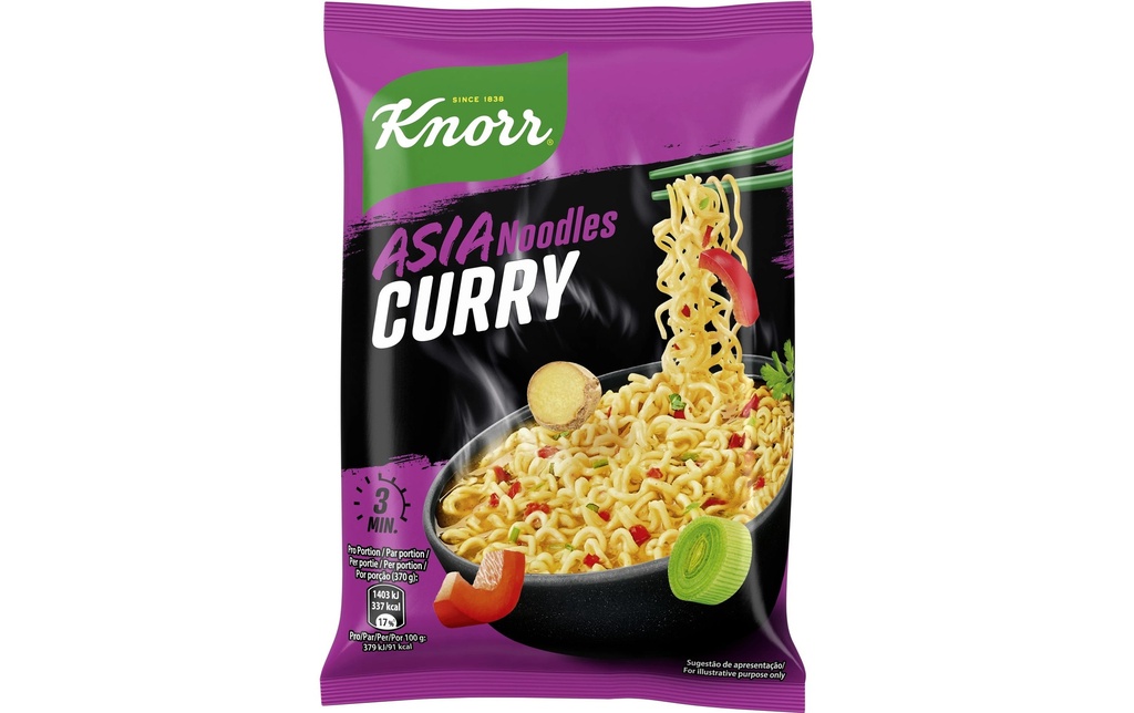 KNORR Asia Noodles sachet Curry (70 pces)