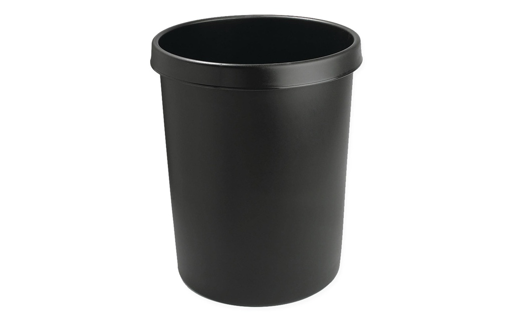 [164106295] HELIT Corbeille à papier 45L noir