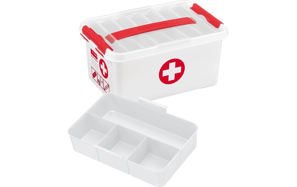 HELIT Box rangement q-line 6l (6 pces)