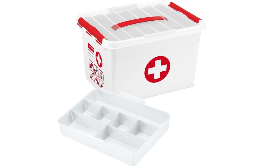 [164164805] HELIT Box rangement q-line 22l (22 pces)