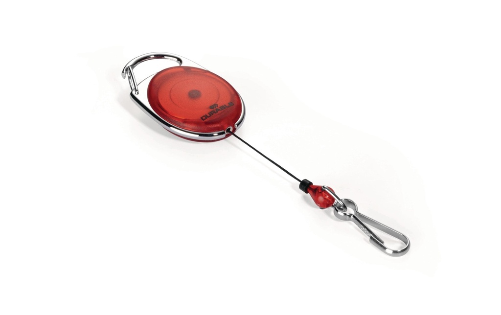 DURABLE Porte-badge jojo STYLE rouge