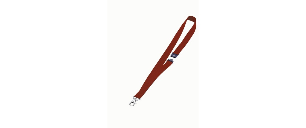 DURABLE Ruban textile 20 rouge (10 pces)