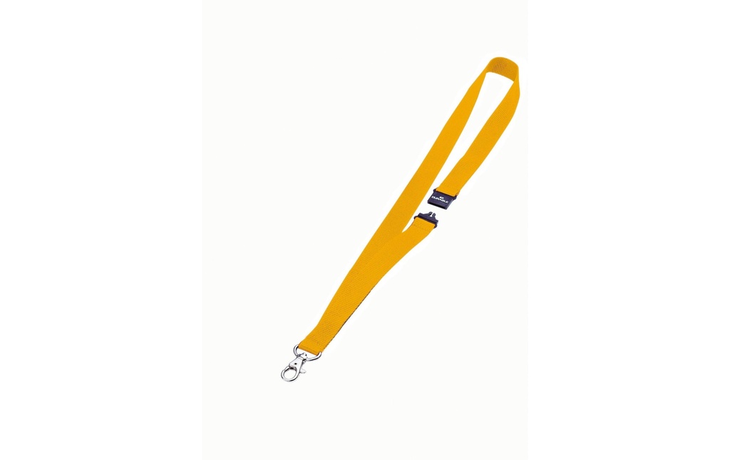 DURABLE Ruban textile 20 jaune (10 pces)