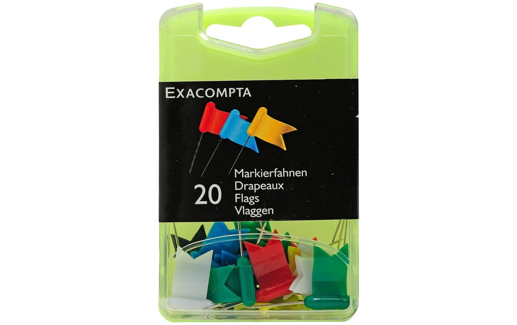 EXACOMPTA Drap.marquag.20pces assortis (20 pces)