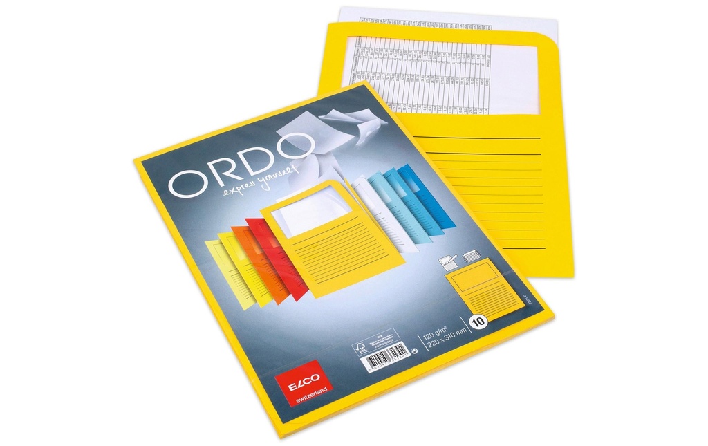 ELCO Ordo classico av.impr. jaune (10 pces)