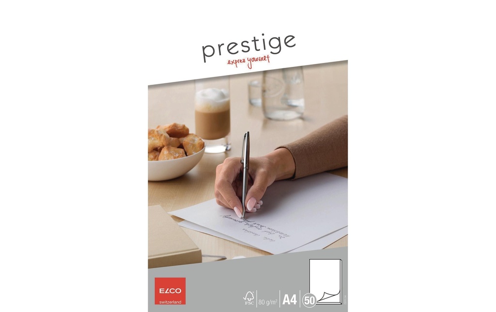 ELCO Bloc écrire Prestige A4 neutre (50 pces)