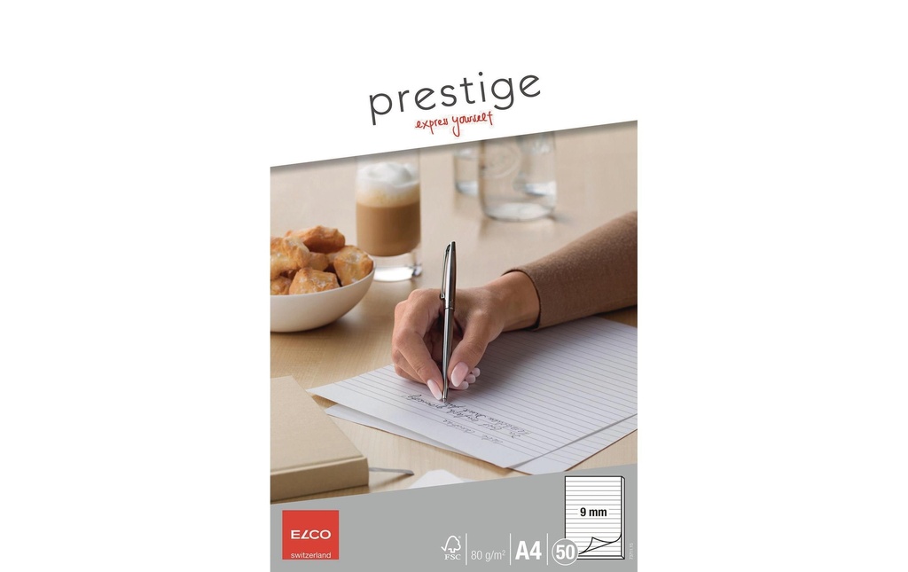ELCO Bloc écrire Prestige A4 ligné (50 pces)