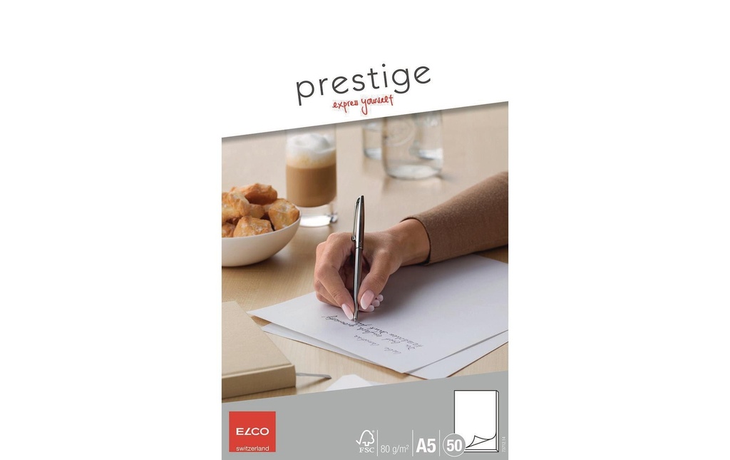 ELCO Bloc écrire Prestige A5 neutre (50 pces)