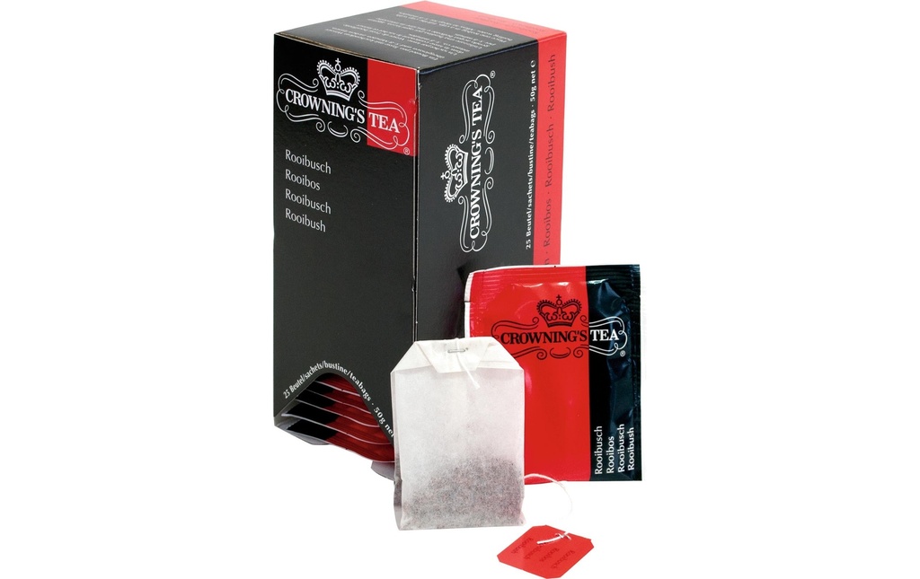 CROWNING'S TEA Thé Rooisbos 25pcs (25 pces)