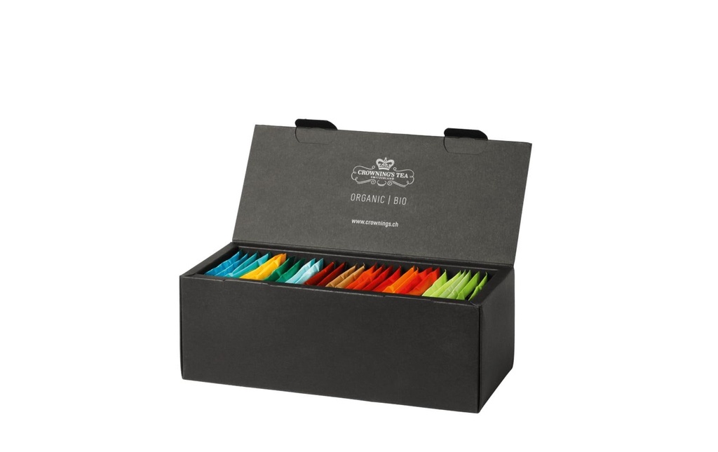 CROWNING'S TEA Thé Bio Box Premium 16 ass. (32 pces)