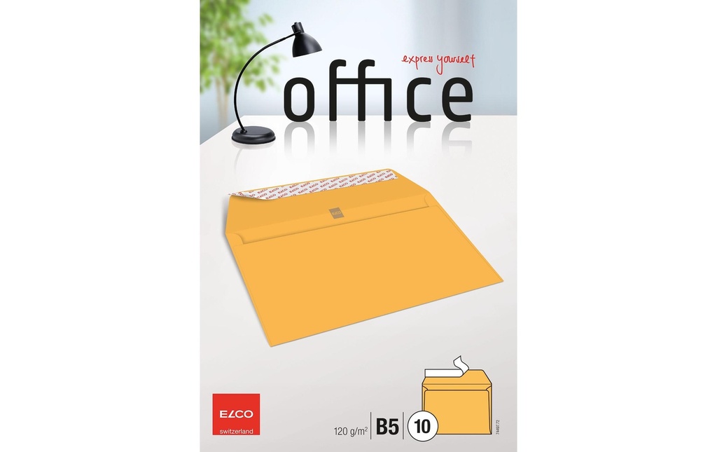 ELCO Envelop.Office banque jaune B5 (10 pces)
