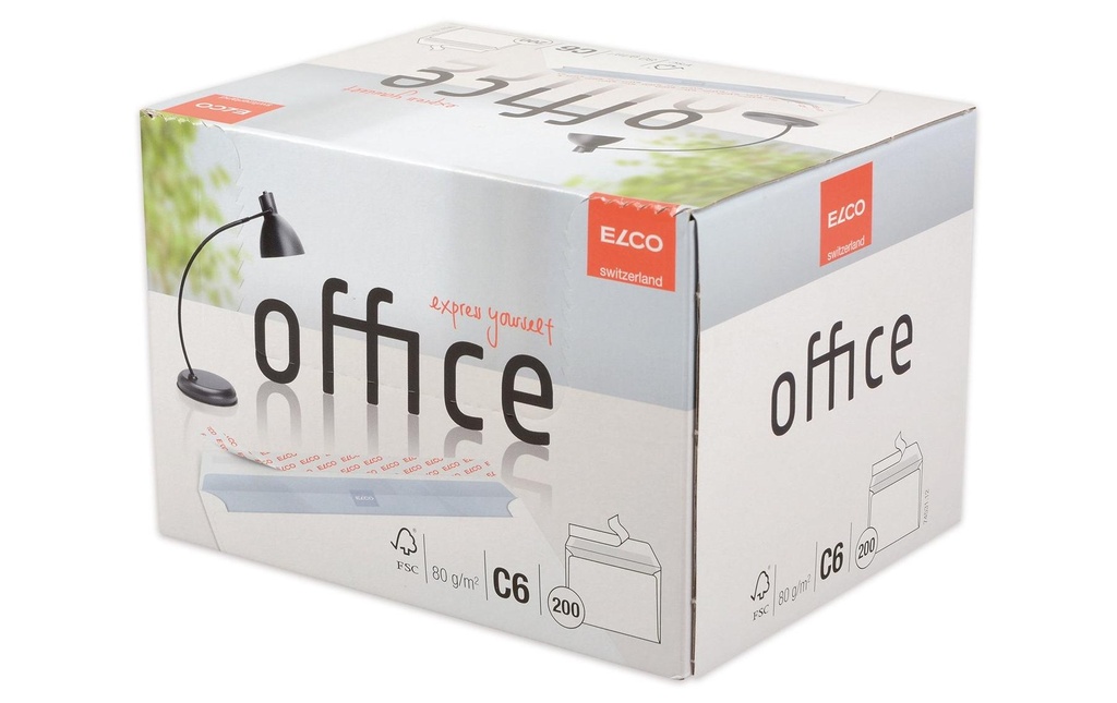 ELCO Enveloppes Office C6 (200 pces)