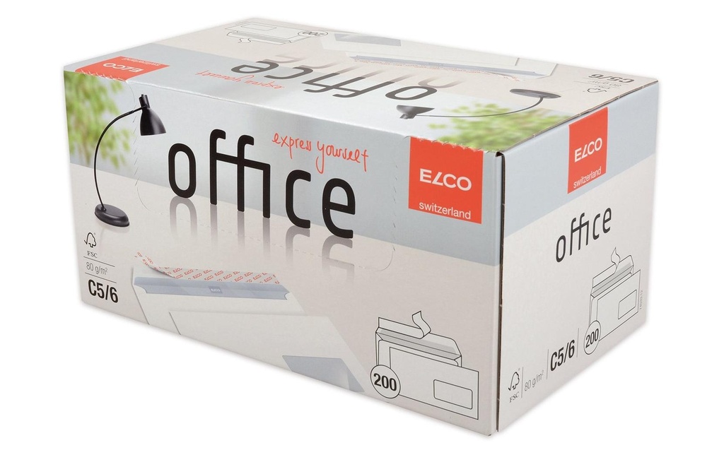 ELCO Enveloppes Office C5/6 f.d. (200 pces)