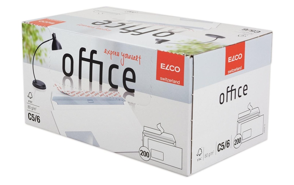 ELCO Enveloppes Office C5/6 f.g. (200 pces)