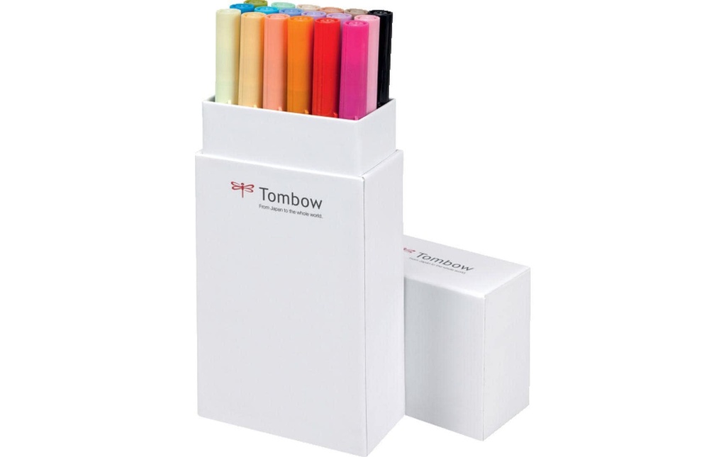 TOMBOW Tombow brush pen teintes pr.II (18 pces)