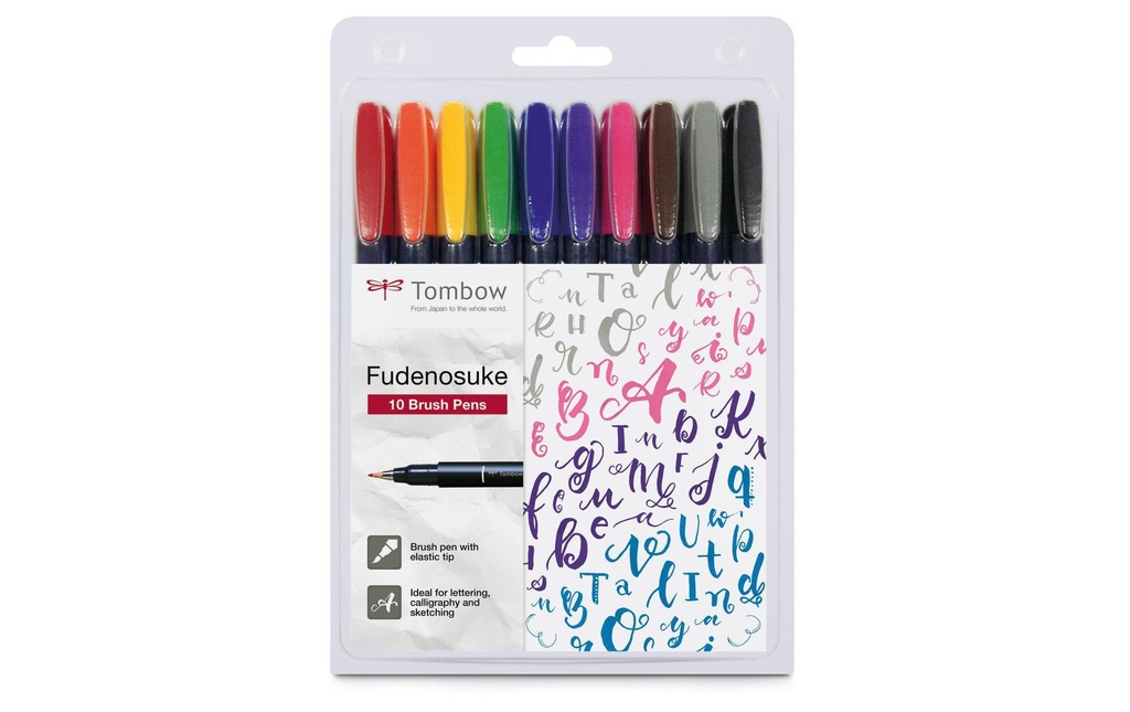 TOMBOW Feutre Tombow calligraphie (10 pces)