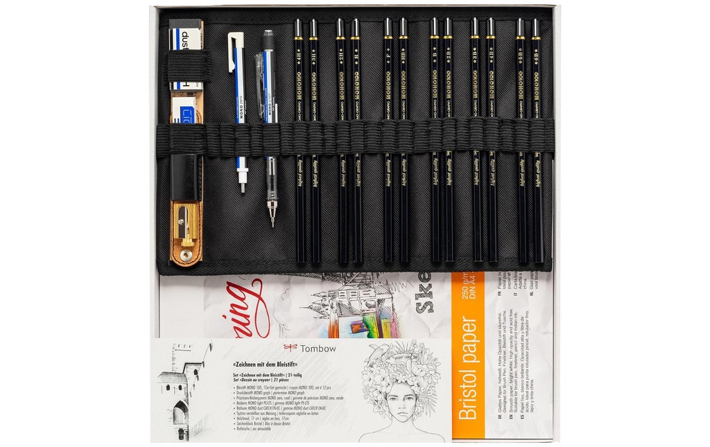 TOMBOW Calligraphie Fudenosuke noir (2 pces)