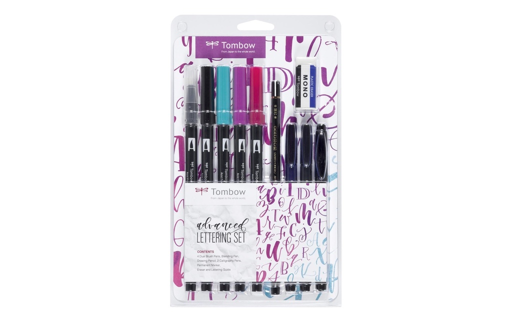 TOMBOW Lettering Set avancé (10 pces)