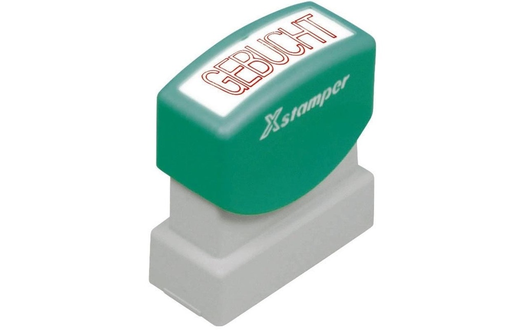 X-STAMPER X-Stamper Gebucht rot