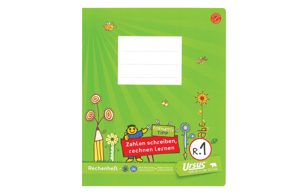 EHRBAR Cahier scol. Formati Quart R1