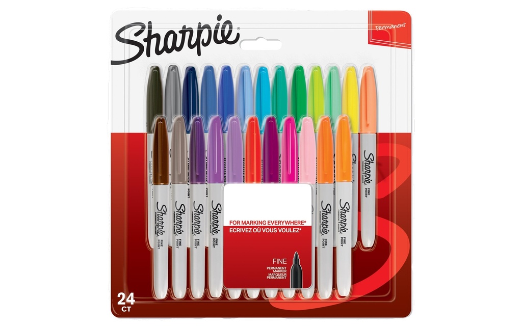 SHARPIE Sharpie fine marqueur perman. (24 pces)