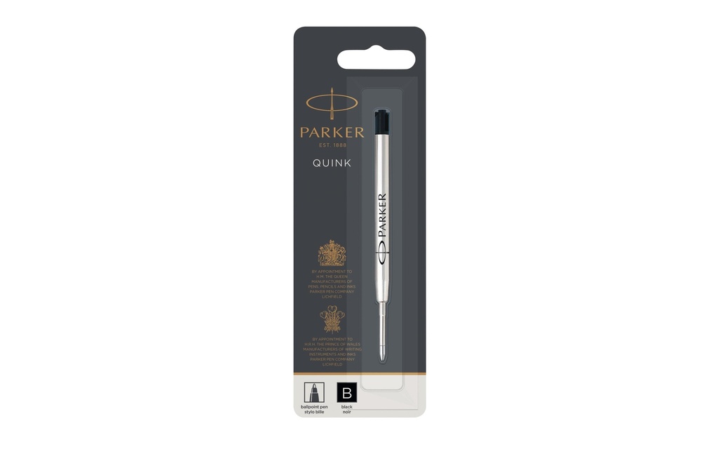 PARKER Mine p.stylo bille Quink B noi