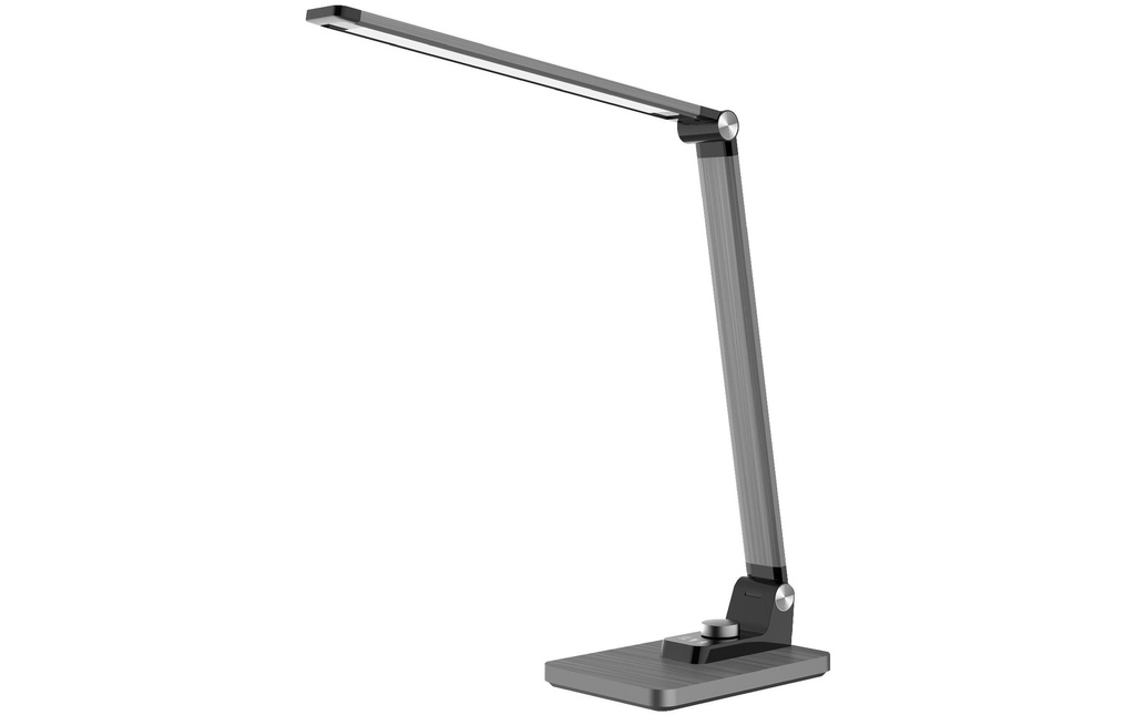 [104501103] HANSA Lampe table LED Breeze gris mé