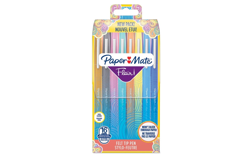 PAPERMATE Feutre Flair étui (16 pces)