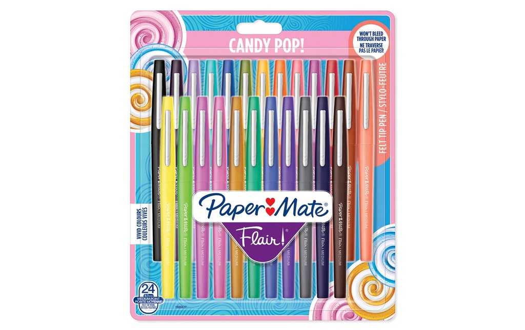 PAPERMATE Feutre Flair CandyPop étui (24 pces)