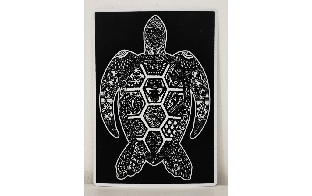 TATARUGA Image de velours A4 tortue