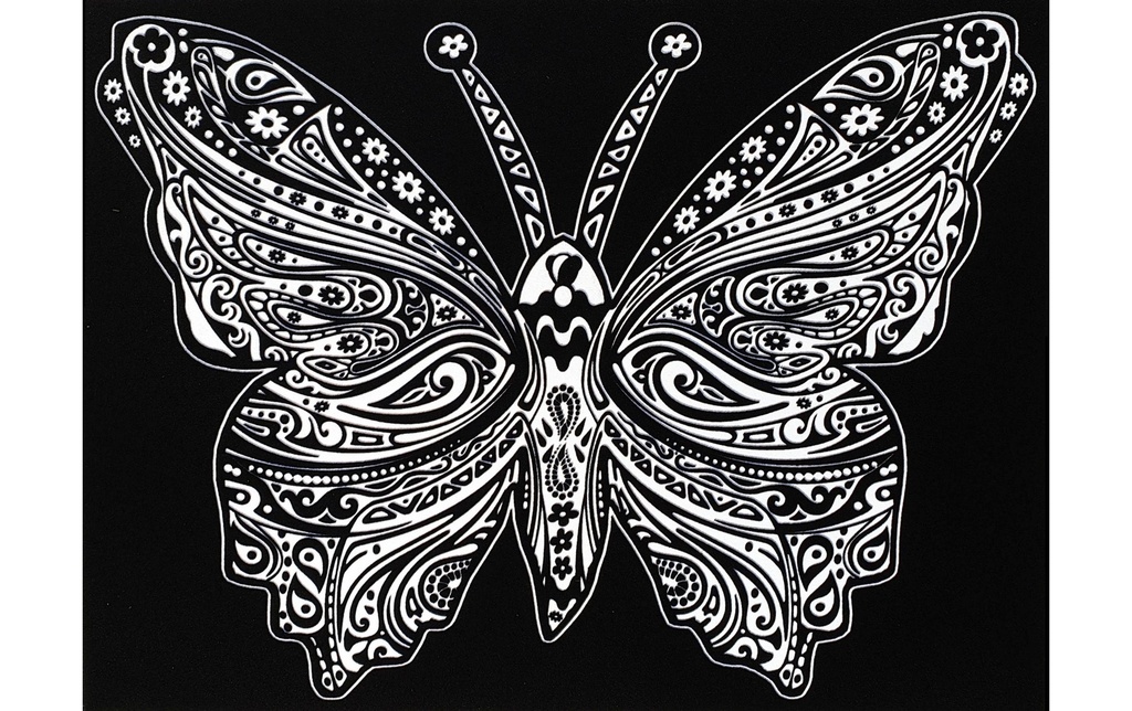 TATARUGA Image de velours A4 papillon