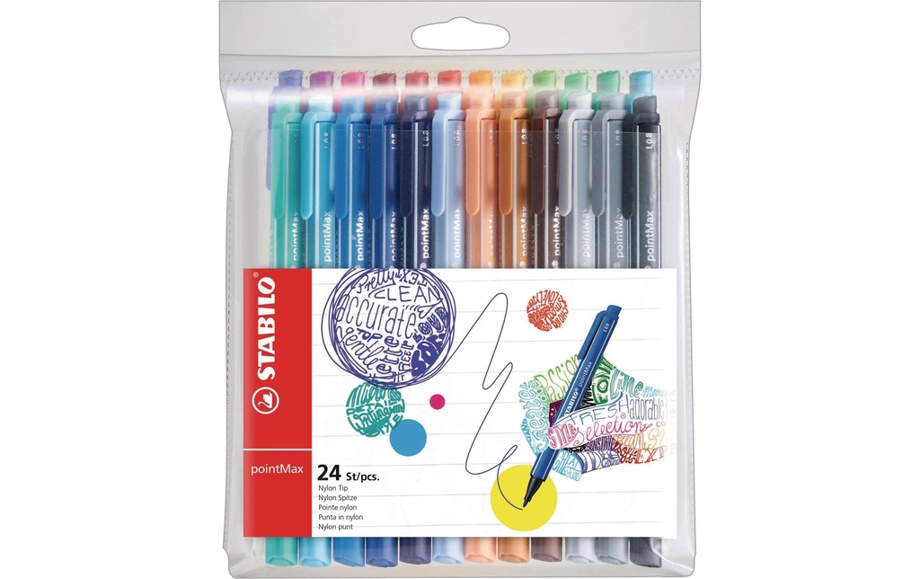 STABILO PointMax étui (24 pces)