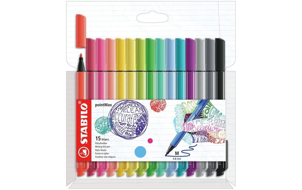 STABILO PointMax étui (15 pces)