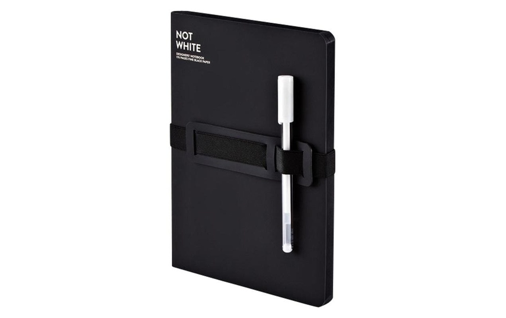 NUUNA Livre note not white L noir
