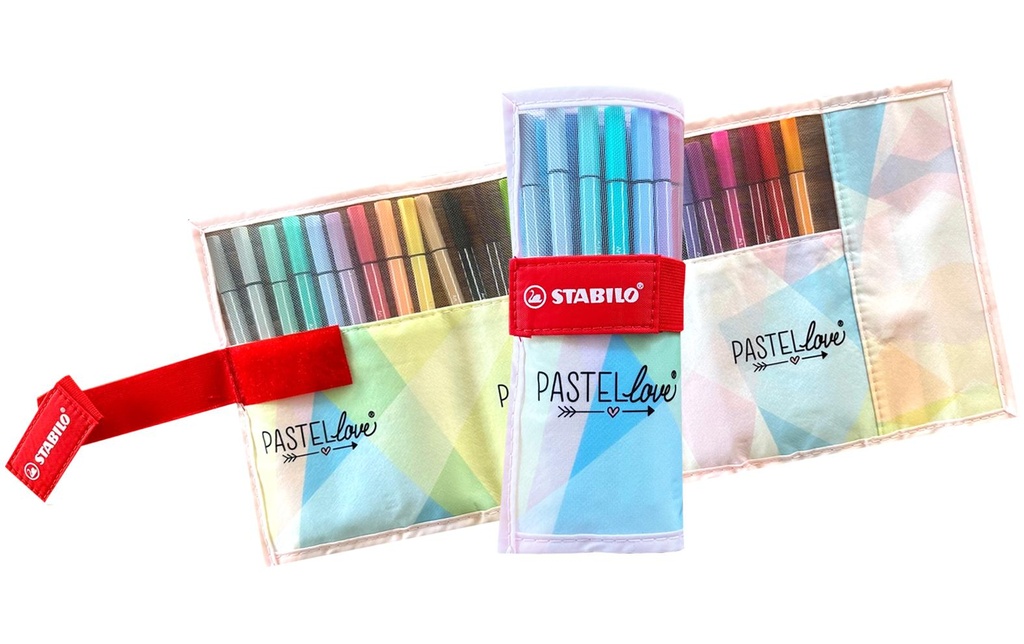 STABILO Pen 68 roller-set Pastellove (25 pces)