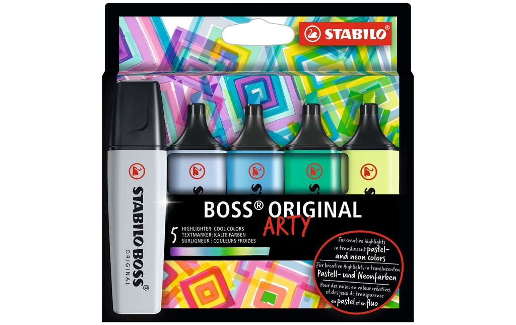 STABILO STABILO Boss ARTY coul.froides (5 pces)