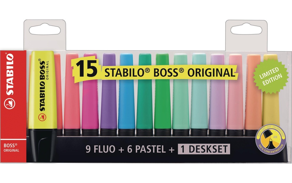 STABILO STABILO Boss Original étui (15 pces)