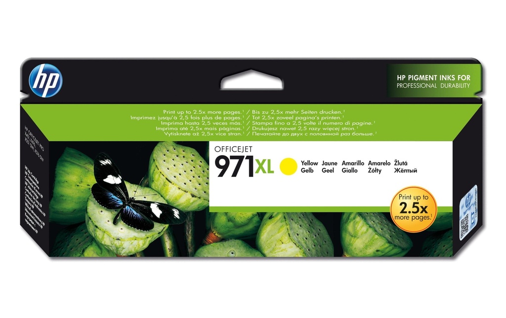 HP HP cart.d'encre 971XL yellow