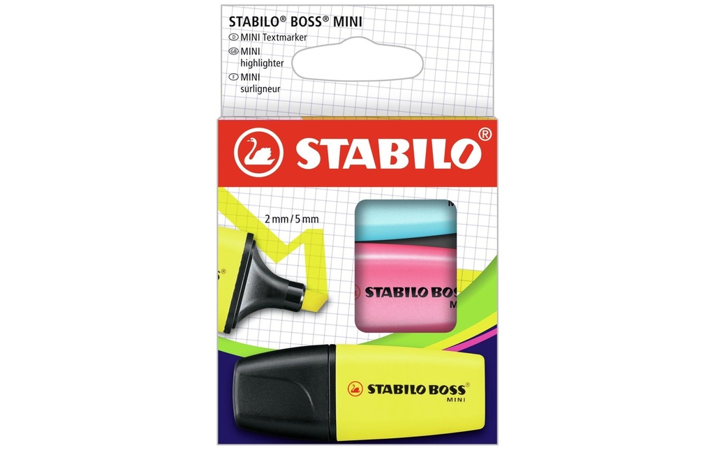 STABILO STABILO Boss MINIpop ét.cart. (3 pces)