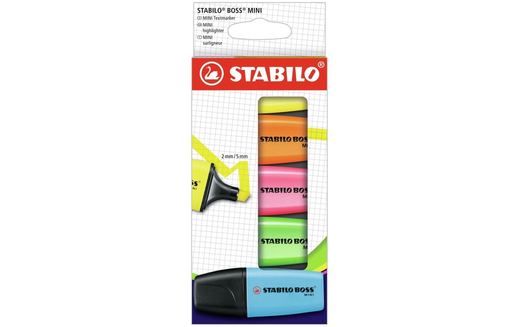 STABILO STABILO Boss MINIpop.ét.cart. (5 pces)