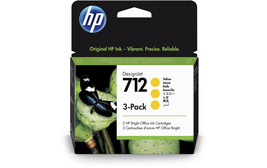 HP HP cart.encre 712 yellow 3P (3 pces)
