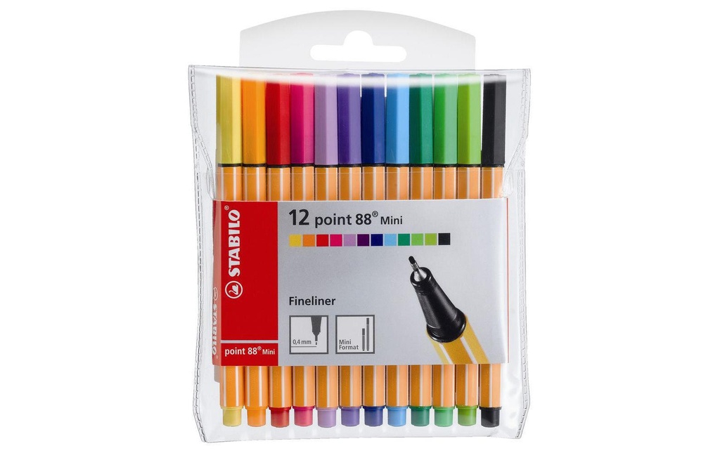 STABILO Point 88 Mini, étui (12 pces)