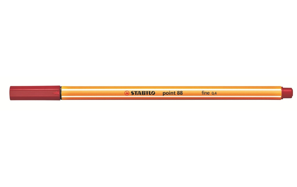 STABILO Point 88 rouge foncé