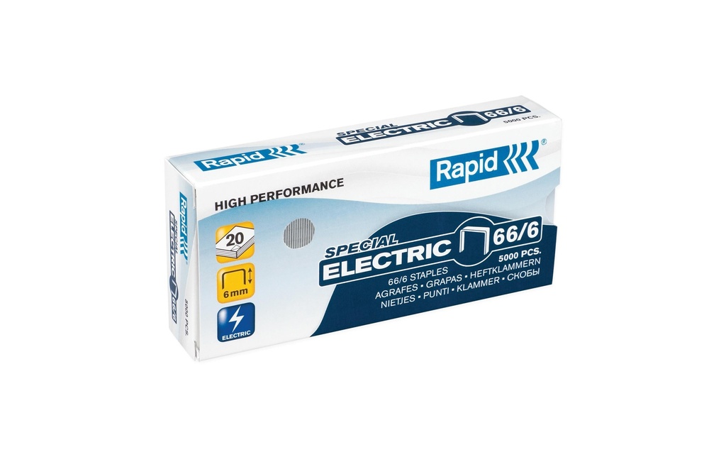 [900262780] RAPID Agrafes 6mm 66/6 (5000 pces)