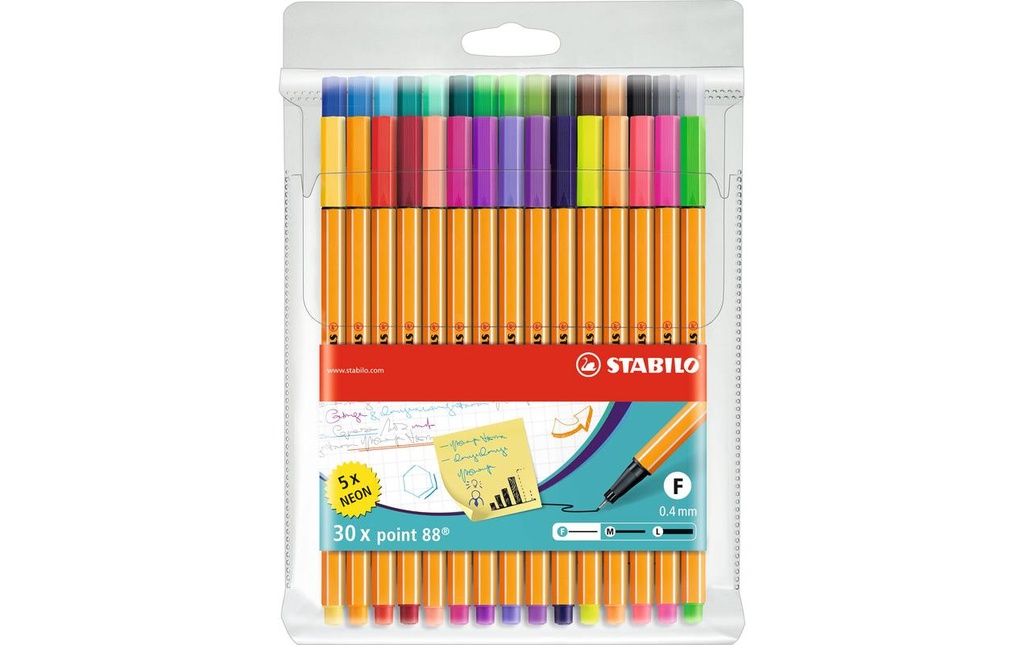 STABILO Point 88 étui (30 pces)